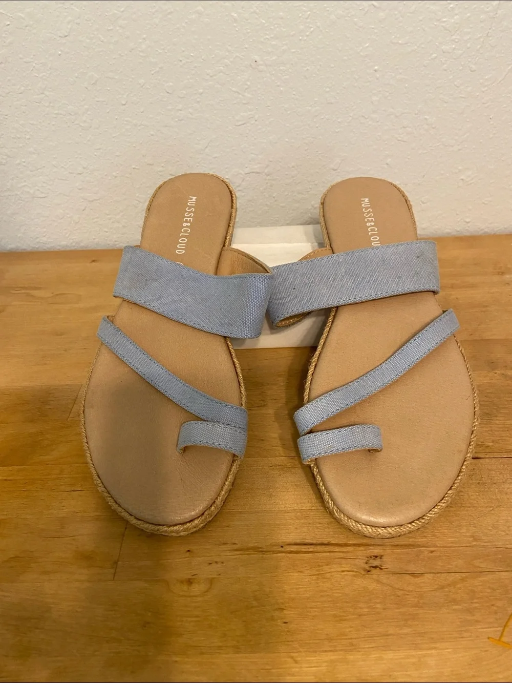 Musse & Cloud Light Blue Zubeach Sandals Size EU 41 US10-10.5